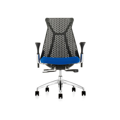 Ergo Meshback Netted Revolving Chair Hermen Miller Moon Black For Workspace