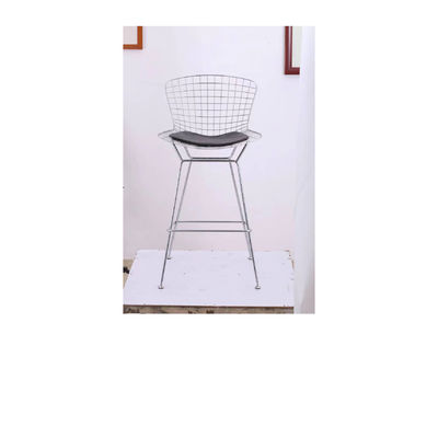 Chrome Steel Bistro Bar Table And Chairs Outdoor Counter Stools ODM