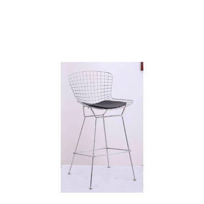 Chrome Steel Bistro Bar Table And Chairs Outdoor Counter Stools ODM