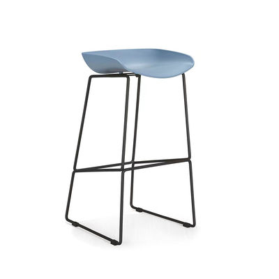Fixed Bistro Bar Table And Chairs Backless Counter Stools OEM