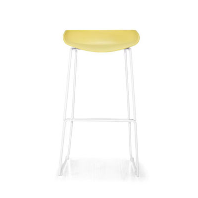 Fixed Bistro Bar Table And Chairs Backless Counter Stools OEM